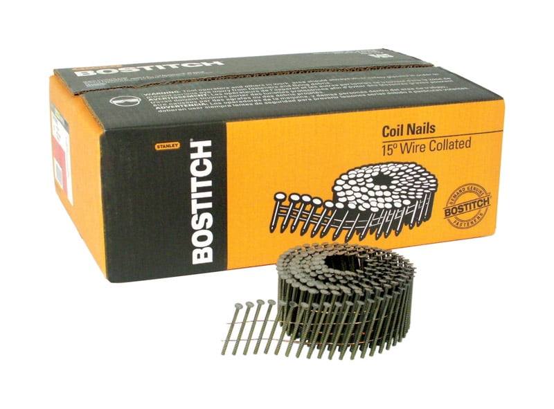 Bostitch 15 deg. 11 Ga. Ring Shank Angled Coil Framing Nails 2 in. L x