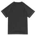 thumbnail image 6 of FORMRS Boys Rash Guard Short Sleeves Swim Shirt Quick Dry UPF 50+ Sun Protection, Sizes 3-12T, Skeleton with Flowers Pattern, 6 of 6