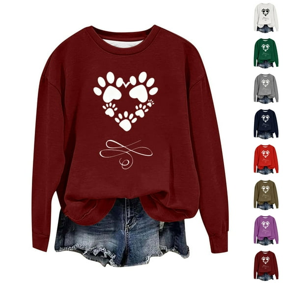 Visit the JURANMO Store Hoodless Sweatshirts Women Snowflake Graphic Long Sleeve Crew Neck Pullover Sweatshirt Regular Fit Casual Tops Christmas Clothes Green S
