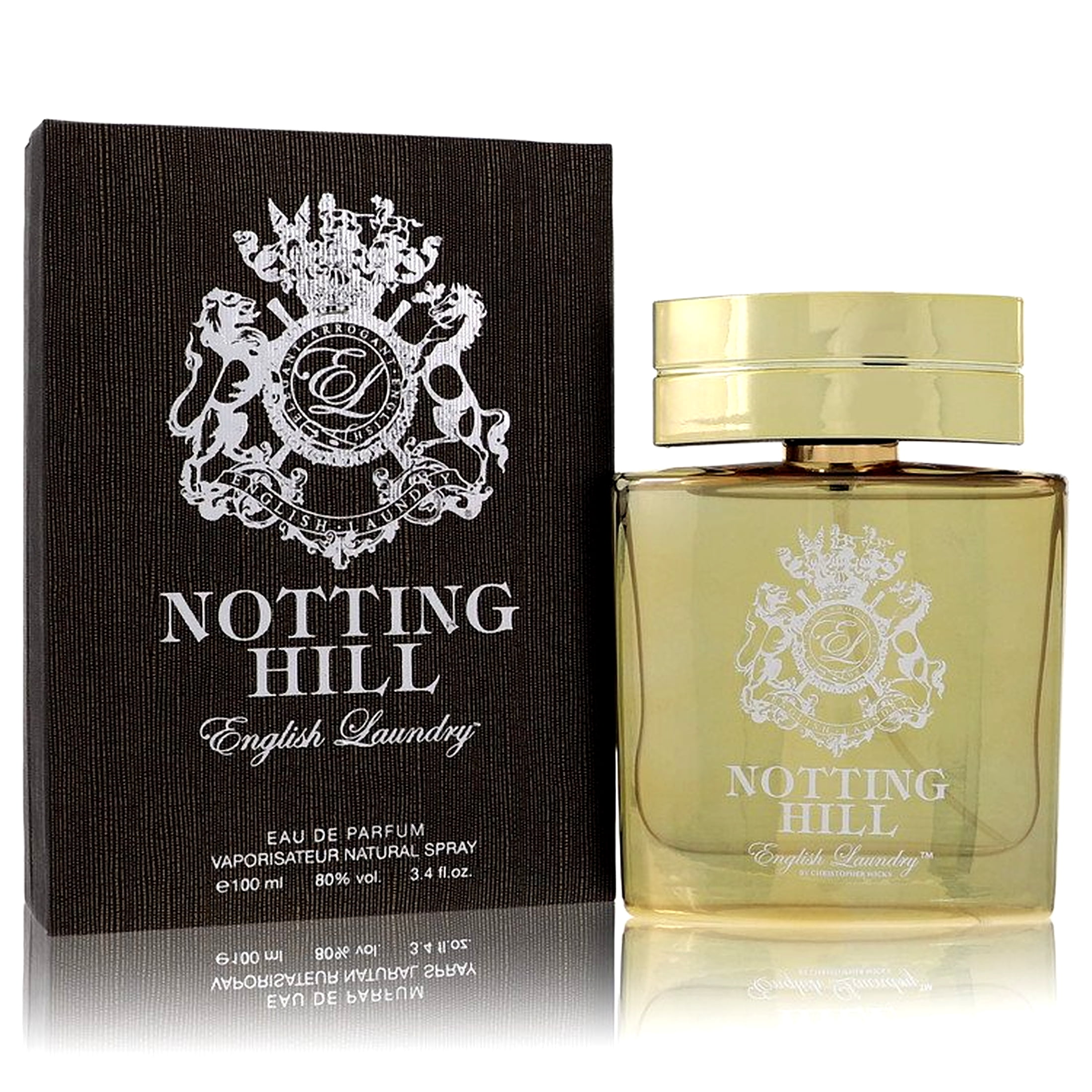 English Laundry Notting Hill Eau De Parfum Spray, Cologne for Men, 3.4 Oz.