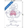 thumbnail image 3 of Disney Simple Moments Line Art - Mickey Mouse Wall Poster, 22.375" x 34", 3 of 4