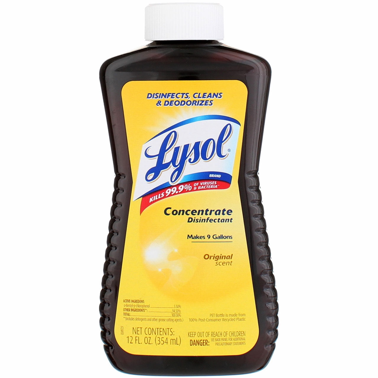 Lysol Concentrate Disinfectant Liquid, Original, 12 fl oz (4 pack