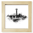 thumbnail image 1 of Ankara Turkey Landmark Ink City Painting Square Picture Frame Wall Tabletop Display, 1 of 3
