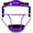 Purple, variant on Champion Sports Steel Softball Face Mask - Classic Fielders Masks for Adults - Durable Head Guards - Premium Sports Accessories for Indoors and Outdoors - Silver