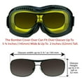 thumbnail image 4 of Fit Over Goggles for Eye-Glasses Motorcycle Riding Cycling Skiing Sky Diving Outdoor Work, 4 of 5