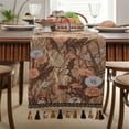 thumbnail image 6 of AOOOWER Tablecloth Farmhouse Table Runner with Handwoven Fringe Elegant for Dining Room Decoration 120/140/160/180cm, 6 of 21