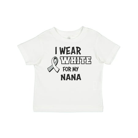 

Inktastic I Wear White for My Nana Boys or Girls Toddler T-Shirt