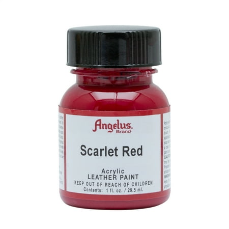 UPC: 0086366711903 | Angelus® Acrylic Leather Paint  1 oz.  Scarlet