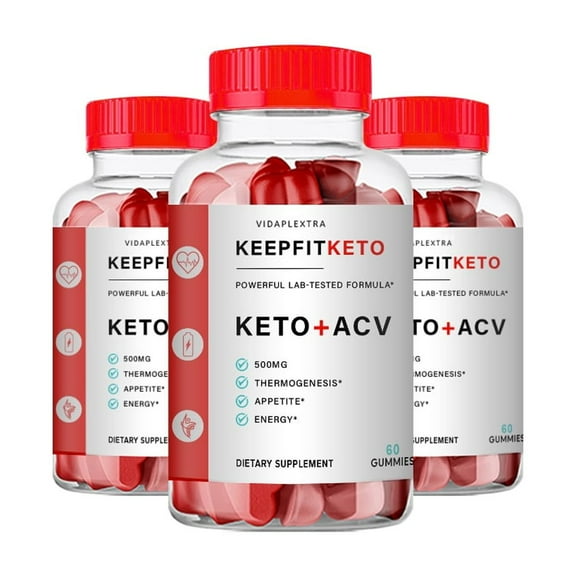 (3 Pack) Keep Fit Gummies - Keep Fit Keto   ACV Gummies