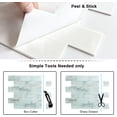 thumbnail image 7 of BeNice Peel and Stick Tile Subway Tile Backsplash Adhesive Wall Tiles Marble Tiles Stickers (10pcs,blue), 7 of 7