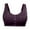 Purple, variant on Ohufall Bras For Women Bra Wire Free Underwear OnePiece Bra Everyday Underwear Bras Lingerie For Women