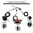 thumbnail image 5 of 2X Ebike Trasero DK336 Set Luz Delantera/Trasera Bicicleta EléCtrica Luces LED SET para 36V 48V 52V 60V, 5 of 5