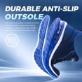 thumbnail image 5 of AOV Tennis Shoes for Men Athletic Running Sneakers for Sport Gym Jogging Walking Darkblue US 7.5, 5 of 7