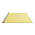 thumbnail image 2 of Ahgly Company Machine Washable Indoor Rectangle Solid Yellow Modern Area Rugs, 2' x 4', 2 of 4