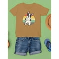 thumbnail image 3 of Retro French Bulldog Sitting T-Shirt Juniors -Image by Shutterstock,  x-Small, 3 of 4
