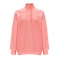 thumbnail image 6 of Sweatshirt for Women Oversized Long Sleeve Henley Neck Pullover Casual Fall 2025 Fashion Tops Button Drawstring Hoodies, 6 of 6