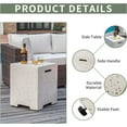 thumbnail image 2 of VENTOPYR Outdoor 16-inch Hideaway Tank Table for Gas Fire Pits, Concrete 20lb Propane Tank Cover, 2 of 7