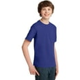 thumbnail image 4 of Port & Company Youth Cotton Essential T-Shirt. Deep Marine. XS., 4 of 4