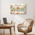 thumbnail image 4 of 1.5-Inch Thick Canvas Print Wall Art for Living Room, Bedroom, Office or Entryway – Decorative Wall Decor with Floral Vases Joyful Words Butterflies -40 x 28x 1.5 in, 4 of 9