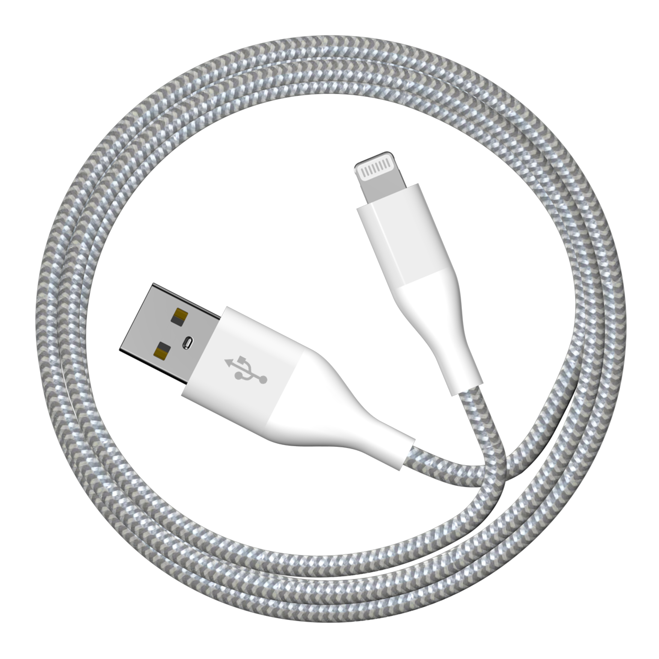 Auto Drive 6ft Braided Lightning to USB-A Cable, MFi Certified photo 1