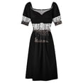 thumbnail image 4 of Vestido clásico de manga corta de Band of Brothers vestido largo de verano para mujer vestidos africanos de verano para mujer, 4 of 6