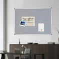 thumbnail image 4 of Large Fabric Bulletin Board/Foldable Notice Board Felt Gray, 60 X 48 Inches, Silver Aluminium Frame, 4 of 6