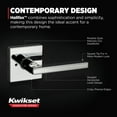 thumbnail image 6 of Kwikset Halifax Square Privacy Lever Doorknob Polished Chrome, 6 of 9