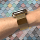 thumbnail image 4 of Correa para apple watch compatible con 42mm / 44mm metálica+ Case completo protector de pantalla Mamá Pulpo Milanese mica completa, 4 of 7