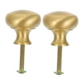 thumbnail image 4 of WHAMVOX 2pcs Brass Furniture Handle Drawer Wardrobe Door Knob Handle Pulls Handles, 4 of 8