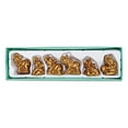 thumbnail image 2 of Gift Set~ 6 Gold Color Lucky Elephants Statues Feng Shui Figurine Home Decor Housewarming Birthday Congratulatory Gift, 2 of 4