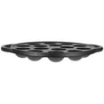 thumbnail image 1 of Minkissy Cast Iron Escargot Pan Frying Pan Skillet Home Kitchen 1PC, 1 of 4