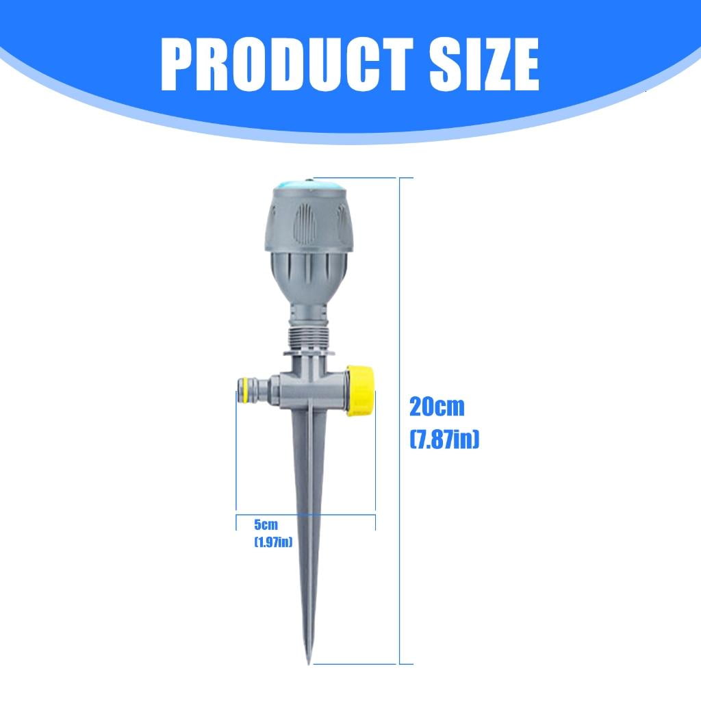 Tizuqe Adjustable Automatic Rotating Sprinklers For Lawn And Yard Irrigation