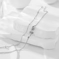 thumbnail image 6 of Chic & Artsy Ankle Bracelet for Women 925 Sterling Silver Gecko Anklets Dainty Layered Anklets Beach Boho Anklet Adjustable, 6 of 7