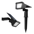 thumbnail image 1 of Mistaha Solar Garden Outdoor Waterproof 12 LEDs 2-in-1 Solar In-Ground Landscape Spotlights & LED Wall Lamps with Adjustable Angle Landscape Light Decorative Auto On/ Off for Lawn Patio Yard Path, 1 of 1