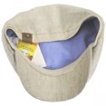 thumbnail image 4 of Linen Newsboy Cap - Beige - M - Beige, 4 of 4
