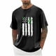 thumbnail image 1 of Camisetas de Manga Larga para Hombre Algodón Impresión Cuello Redondo Blusas de Moda Casual, 1 of 3
