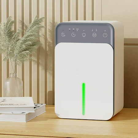 

Ranliy Semiconductor Home Dehumidifier 1.5L Water Tank Low Noise Intelligent Defrost Timing Color Lights Dehumidification Dry Dehumidifier