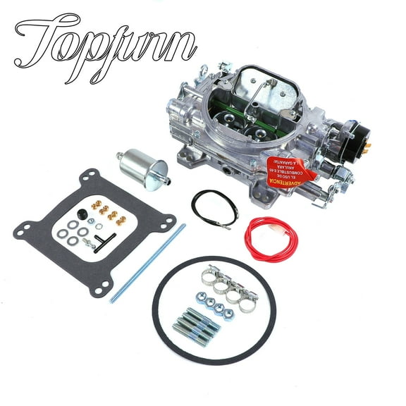1406 Carburetor Replacement for 600 CFM AFB-Style 4 Barrel Square Bore Compatible with Silverado Corvette Mustang Mercury GMC Pickup Truck Carburetor with Electric Choke