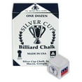 thumbnail image 2 of Silver Cup Billiard Pool Cue Chalk One dozen 12 pcs, 2 of 3