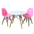 thumbnail image 1 of Enfants Eiffel Chaises Et Ensemble De Table En Rose Clair, 1 of 1