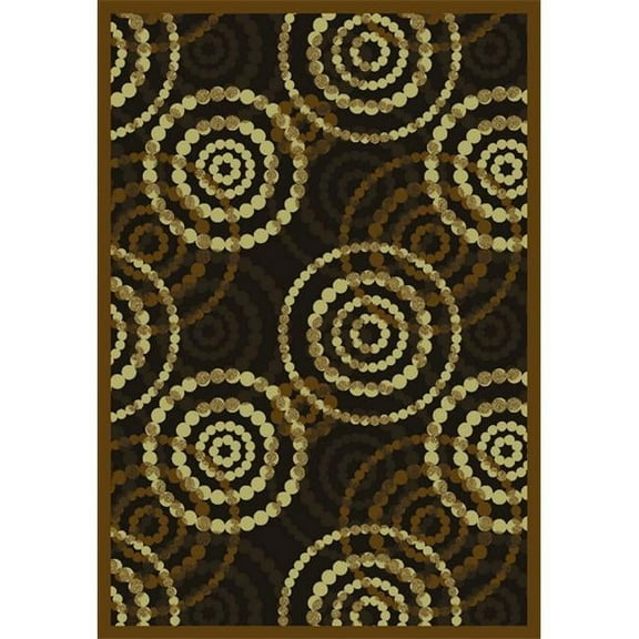 Dottie Desert 5 ft.4 in. x 7 ft.8 in.  WearOn Nylon Machine Tufted- Cut Pile Whimsy Rug