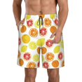 thumbnail image 1 of Lukts Lemon Orange Print Mens Swim Trunks Quick Dry Swim Shorts with Funny Beach Shorts-Small, 1 of 6