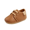 thumbnail image 3 of Gyratedream 0-18M Baby Boy Girl Sneakers Leather Soft Crib Anti-slip First Walkers Shoes, 3 of 6