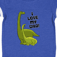 thumbnail image 4 of Inktastic I Love my Dad with Baby and Daddy Brontosauruses Boys or Girls Baby Bodysuit, 4 of 5