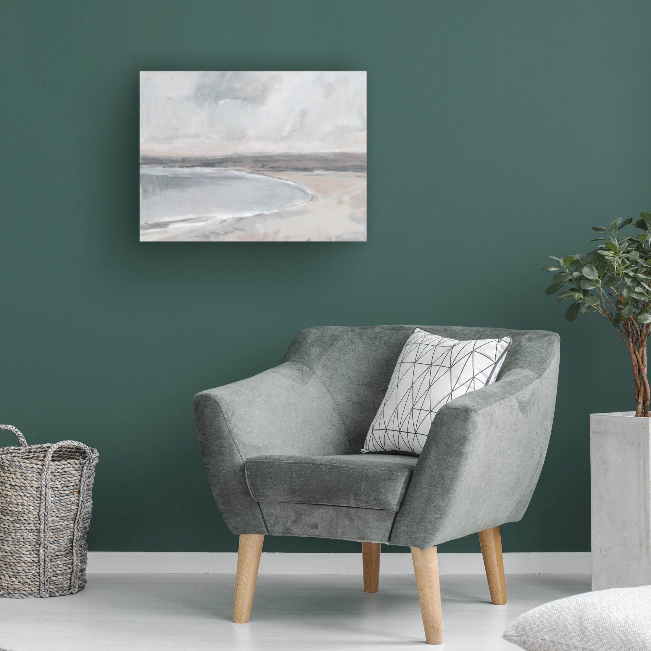 Trademark Fine Art Tim OToole  Lavender Mist Coast II Canvas Wall Art