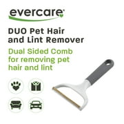 أداة Evercare Duo لإزالة شعر الحيوانات الأليفة والوبر القابلة لإعادة الاستخدام – قابلة لإعادة الاستخدام، إزالة الوبر والفراء على الوجهين ‑، الأثاث، السجاد، الملابس، السيارة