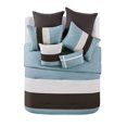 VCNY Home Essex Textured Stripe 8Piece Bedding Comforter Set with Euro