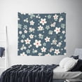 thumbnail image 6 of Balery Blue Flower Pattern Tapestry 60x51 Inches - Large Wall Hanging Tapestry for Bedroom, Living Room, Dorm Decor - Artistic and Aesthetic Room Decor, 6 of 9