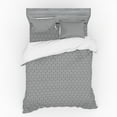 thumbnail image 2 of Ambesonne Vintage Bedding Set 3 Pcs, Continuous Nostalgia Lace, Twin XL, Dark Taupe Grey White, 2 of 3