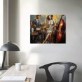 thumbnail image 3 of JRXY Jazz Musician Poster Canvas Wall Art, Jazz Musician Diva Art, Jazz Music Poster, Instrument Drawing Canvas Wall Art Prints for Wall Decor Room Decor Bedroom Decor Gifts Poster 20x16in, 3 of 4